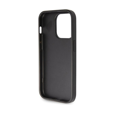 Guess Glitter Script Big 4G - iPhone 14 Pro Max tok (fekete)