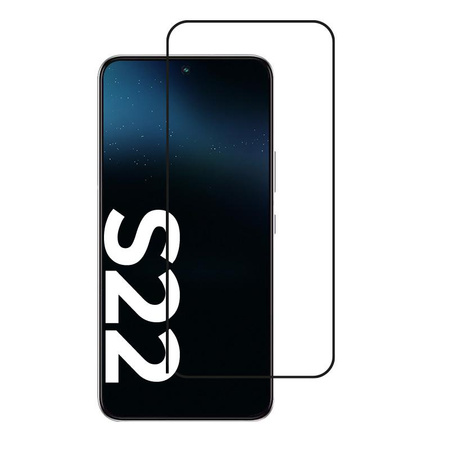 Crong 7D Nano Flexible Glass - 9H hibrid üveg a Samsung Galaxy S22 teljes képernyőjére