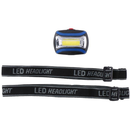 Dunlop - Lampe frontale de randonnée à LED (bleue)