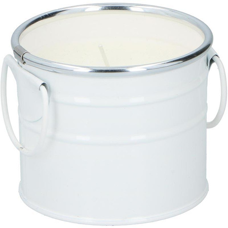 Arti Casa - Anti-coma citronella candle in a bucket (white)