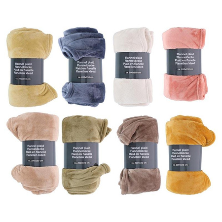Flanell-Decke 200x150cm (blau)