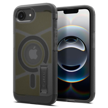 Spigen Tough Armor MagSafe - étui pour iPhone 16e (Frost Black)