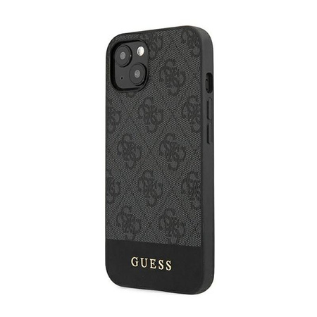 Guess 4G Bottom Stripe Collection - pouzdro pro iPhone 13 (šedé)