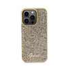 Guess Disco Metal Script - Hülle für iPhone 15 Pro (Gold)