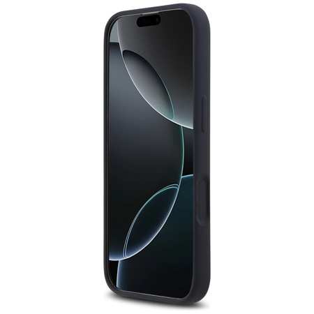 Red Bull Silikonhülle mit übergroßem, vertikalem Logo und MagSafe-Vertikalverschluss – iPhone 17 Hülle (Marineblau)