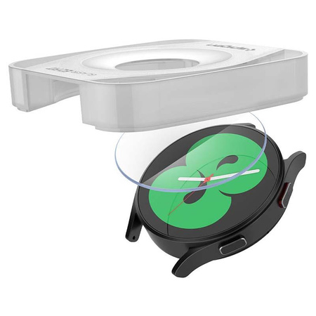 Spigen GLAS.TR EZ FIT 2er-Pack - gehärtetes Glas für Samsung Galaxy Watch 4 / 5 40 mm (2 Stück)