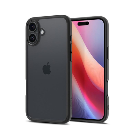 SPIGEN ULTRA HYBRID IPHONE 16 MATTE SCHWARZ