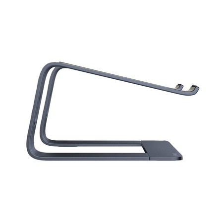 Crong AluBench - Ergonomic aluminum laptop stand (graphite)