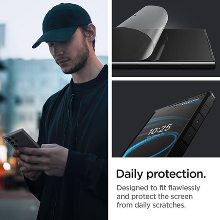 Spigen Neo Flex 2-Pack - Ochranná fólie 2 ks. pro Samsung Galaxy S24 Ultra (Transparent)