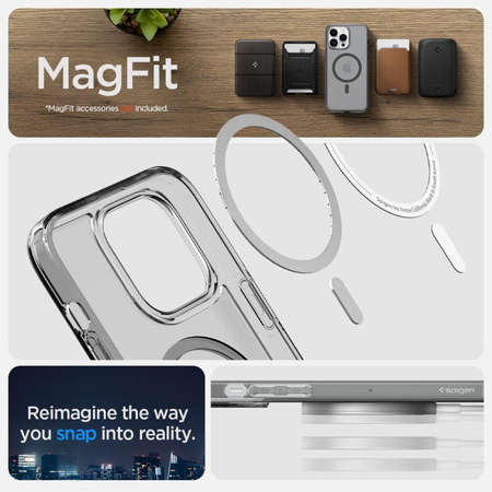 Spigen Ultra Hybrid Mag MagSafe – Etui do iPhone 14 Pro Max (Frost Black)