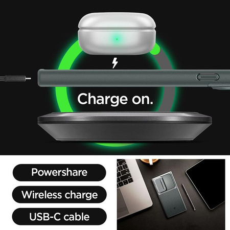 Spigen Optik Armor - Case for Samsung Galaxy S24 Ultra (Abyss Green)