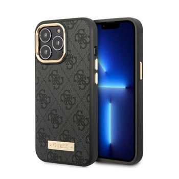 Guess 4G logólemez MagSafe - iPhone 13 Pro tok (fekete)