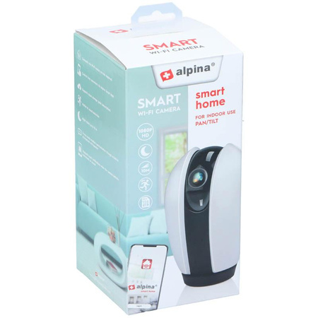 Alpina - Smart Wi-Fi FullHD rotating electronic nanny IP camera
