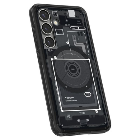 Spigen Ultra Hybrid MagSafe - Gehäuse für Samsung Galaxy S25 (Zero One Black)