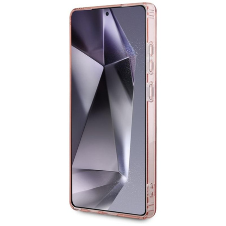 Karl Lagerfeld Rhinestones Karl Head Logo - Étui Samsung Galaxy S25 Ultra (rose)
