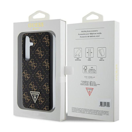 Guess 4G Triangle Metal Logo - Etui Samsung Galaxy S24 (noir)