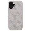 Guess 4G Ring Classic Logo MagSafe - Etui iPhone 16 (różowy)
