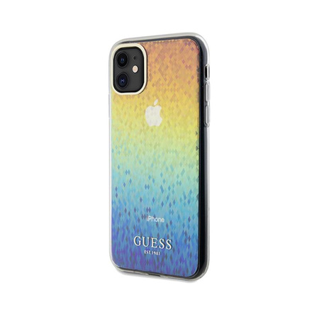 Guess IML Faceted Mirror Disco Iridescent - iPhone 11 Hülle (irisierend)