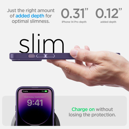 Spigen Ultra Hybrid - Case for iPhone 14 Pro (Purple)