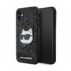 Karl Lagerfeld NFT Glitter Choupette Patch - pouzdro pro iPhone 11 (černé)