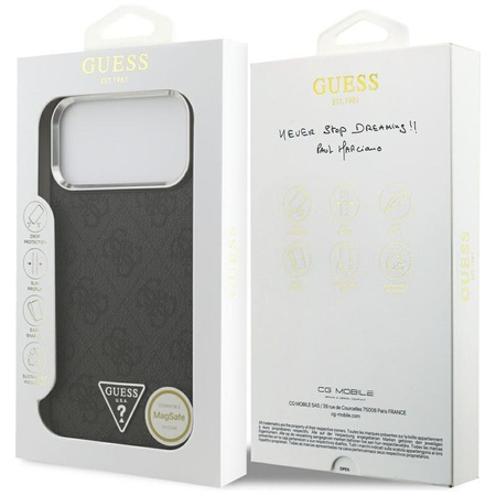 ETUI DO IPHONE 17 PRO MAX do MAGSAFE GUESS CZARNE ORYGINALNE MAGNETYCZNE