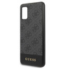 Guess 4G Bottom Stripe Collection - Etui Samsung Galaxy A41 (szary)