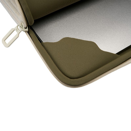 TUCANO Velluto 2 - Cover for MacBook Air 13" (M4/M3/M2/M1/2025-2018) / Pro 13" / Laptop 12" (cream)