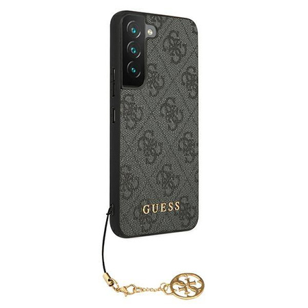 Kolekce Guess 4G Charms - pouzdro pro Samsung Galaxy S22 (šedé)