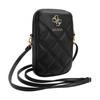 Guess Zip Quilted 4G - Sacoche pour téléphone portable (noir)