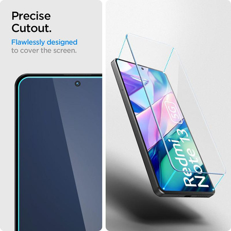 Spigen Glas.TR Slim 2-Pack - Tvrzené sklo pro Xiaomi Redmi Note 13 5G (2 kusy)