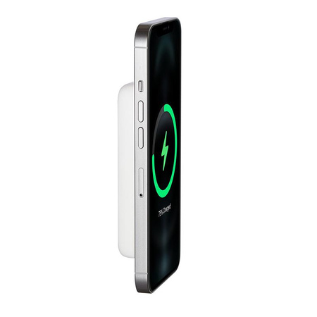PURO Slim PowerMag Power Bank – Power Bank indukcyjny 4000 mAh MagSafe (biały)