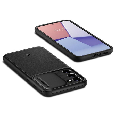 Spigen Optik Armor - Gehäuse für Samsung Galaxy S23 (Schwarz)