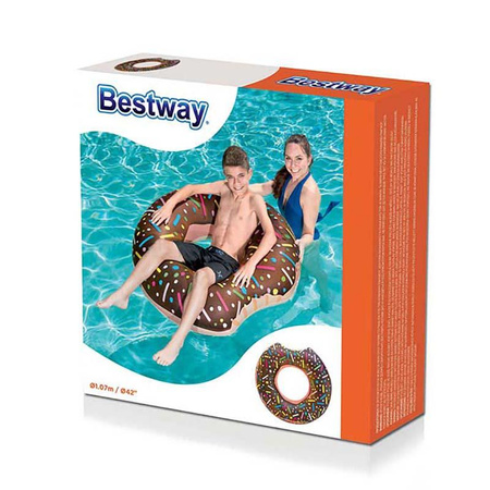 Bestway - Donut / Roue de natation en forme de donut (chocolat)