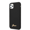 Guess Silicone Vintage - Etui iPhone 11 Pro (czarny)