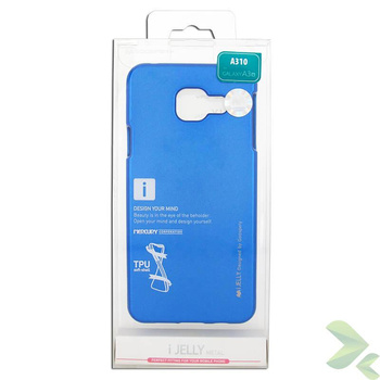 Mercure I-Jelly - Etui Samsung Galaxy A3 (2016) (bleu)