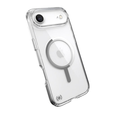 Speck Presidio Perfect Clear MagSafe - iPhone Air Case (Clear / Silver)