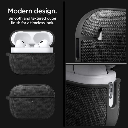 Spigen Urban Fit - Tasche für Apple Airpods Pro 1 / 2 (Schwarz)