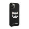 Karl Lagerfeld Choupette Head Silicone - Etui iPhone 12 Pro Max (czarny)