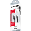 Energizer Classic - USB-C zu USB-C Verbindungskabel 1.2m (Schwarz)