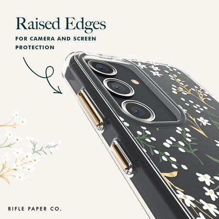 Rifle Paper Clear - Samsung Galaxy S24+ Tasche (Petite Fleurs)
