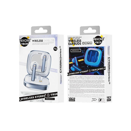 WEKOME VB09 Cyerin Serie - Kabellose Bluetooth-Kopfhörer V5.3 TWS mit Ladetasche (Weiß)