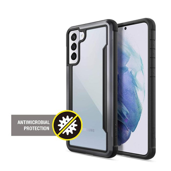 X-Doria Raptic Shield - Samsung Galaxy S21+ Aluminiumgehäuse (antimikrobieller Schutz) (Schwarz)