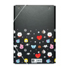 Line Friends BT21 - Mappe / Ordner mit Radiergummi
