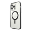 Speck Presidio Perfect-Clear avec Impact Geometry + MagSafe - Coque pour iPhone 14 Pro Max avec revêtement MICROBAN (transparent / noir)