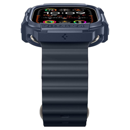 Spigen Rugged Armor - tok Apple Watch Ultra 1/2 49 mm-es órához (sötétkék)