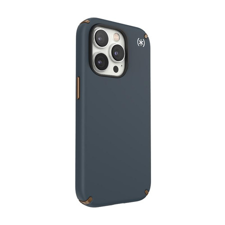 Speck Presidio2 Pro MagSafe - antibakteriální pouzdro pro iPhone 14 Pro (Charcoal / Cool Bronze / Slate)