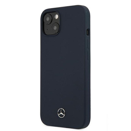 Mercedes Silicone Line - Pouzdro na iPhone 13 mini (tmavě modré)