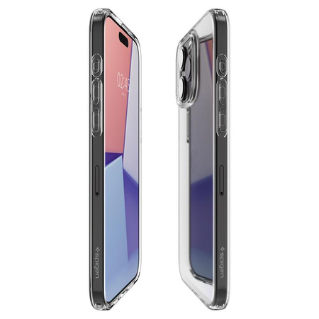 Spigen Flüssigkristall - Hülle für iPhone 15 Pro Max (Transparent)
