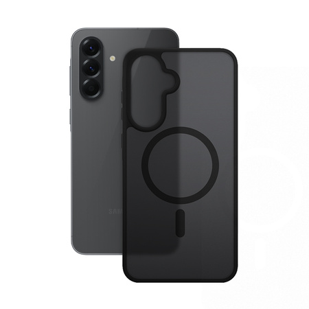 Crong Hybrid Matte Magnetic - MagSafe Case Samsung Galaxy A36 (Black)