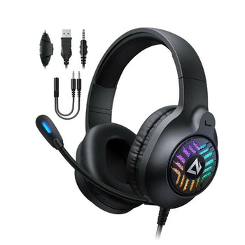 AUKEY GHX1 RGB - Casque d'écoute pour les joueurs (noir)